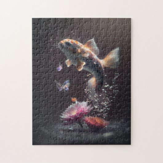 Cat en Fish Medley Jigzaag Puzzle Legpuzzel (Verticaal)