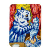 Cat en her Kittens Magneet (Verticaal)