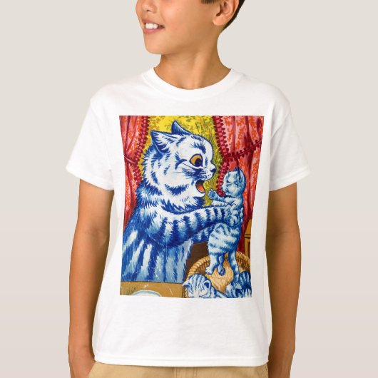 Cat en her Kittens T-shirt (Voorkant)