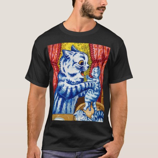 Cat en her Kittens T-shirt (Voorkant)