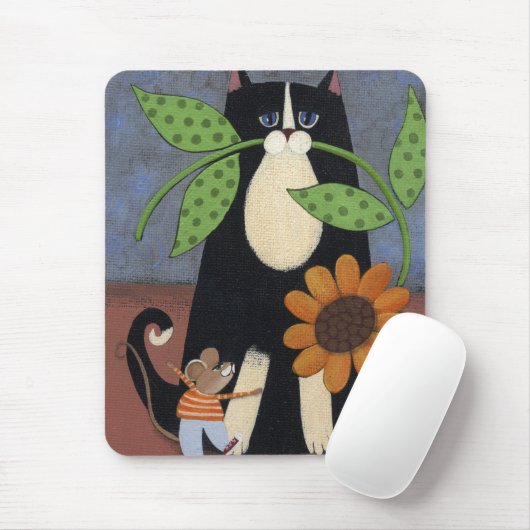 Cat en Mousepad Muismat (Met muis)
