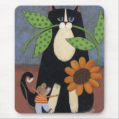 Cat en Mousepad Muismat (Voorkant)