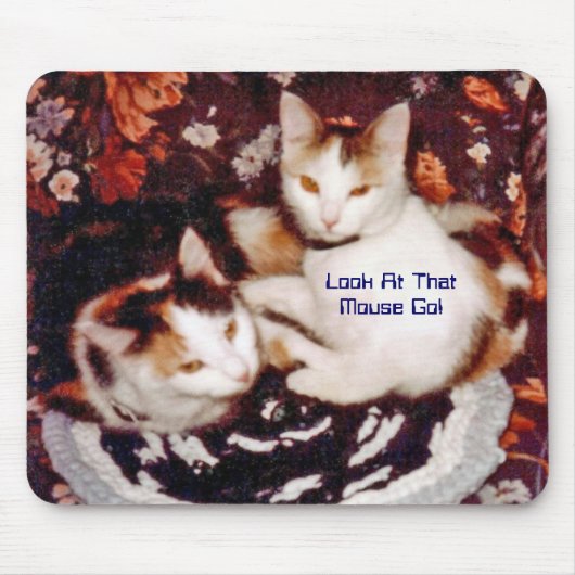 Cat en Mousepad Muismat (Voorkant)