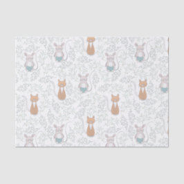 Cat- en muispatroon tissuepapier