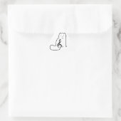 CAT- EN MUZIEKOPMERKING STICKER (Tas)