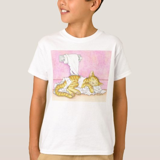 CAT- en toiletweefsel T-shirt (Voorkant)