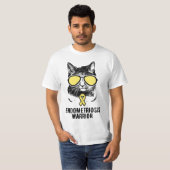 Cat Endometriosis Warrior, Endometriosis Awareness T-shirt (Voorkant volledig)