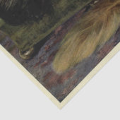 Cat Ephemera Decoupage Rookt Oranje Perzen Tissuepapier (Detail)