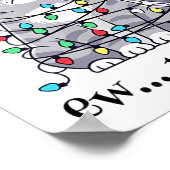 Cat Ew People Adult Humor Mens Womens Introvert An Poster (Hoek)