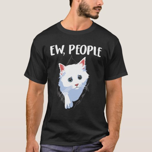 Cat Ew People T-shirt (Voorkant)