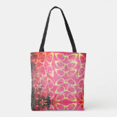 Cat Eye Glasses Funky Feminine Florence Mode Tote Bag (Achterkant)