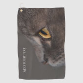 Cat Eye-Macro van Shirley Taylor Golfhanddoek (Voorkant)