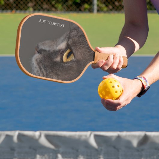 Cat Eye-Macro van Shirley Taylor Pickleball Paddle (Insitu)