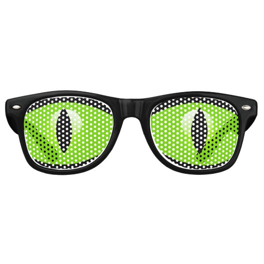 Cat Eye Party Shades Retro Zonnebril (Voorkant)
