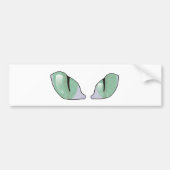 Cat Eyes Bumpersticker (Voorkant)
