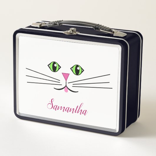 Cat Eyes Metalen Lunchbox (Voorkant)