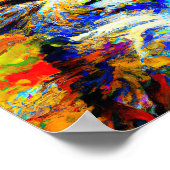 Cat Eyes No.1 in de stijl van Leonid Afremov. Poster (Hoek)