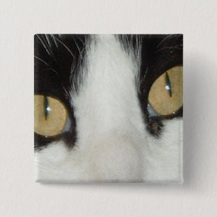 Cat Eyes Vierkante Button 5,1 Cm