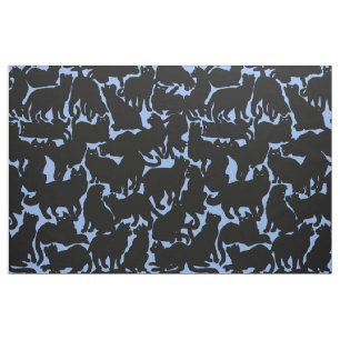 Cat Fabric Cat Lover Art Patroonverbindingen Stof