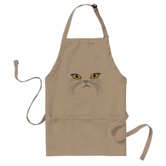 Cat Face Apron Standaard Schort (Voorkant)