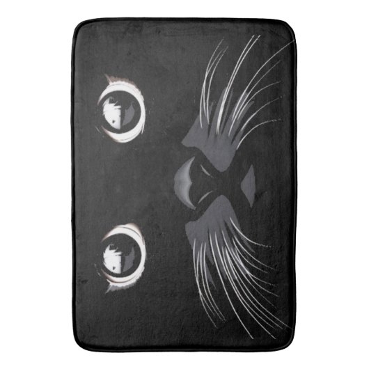 Cat Face Bath Mat (Voorkant Verticaal)