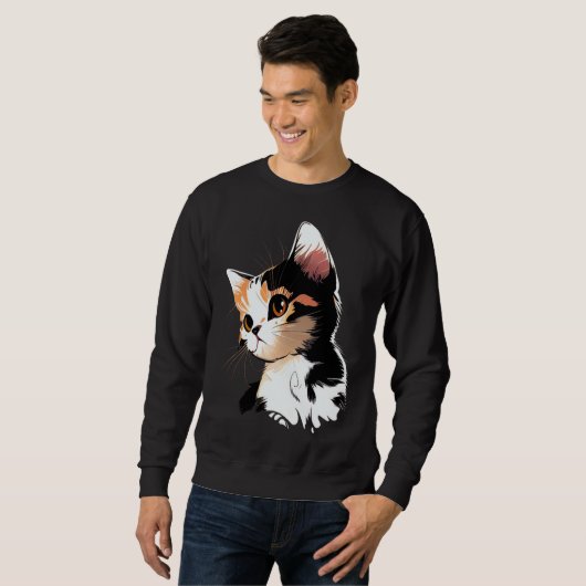 Cat Face  Cat  1 Trui (Voorkant volledig)