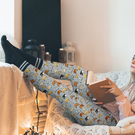 Cat Face Doodle Patroon Leggings