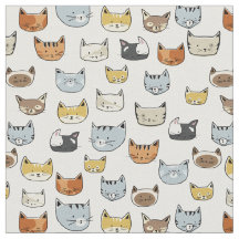 Cat Face Doodle Patroon