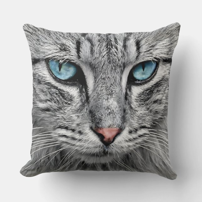 Cat Face Fractal Design-10682 Kussen (Voorkant)