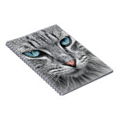 Cat Face Fractal Design-10682 Notitieboek (Rechterzijde)