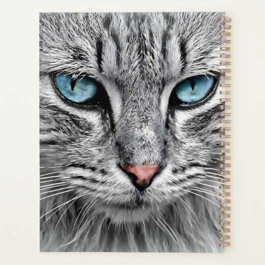 Cat Face Fractal Design-10682 Planner (Achterkant)