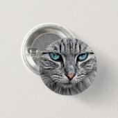 Cat Face Fractal Design-10682 Ronde Button 3,2 Cm (Voorkant /achterkant)