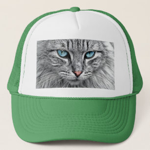 Cat Face Fractal Design-10682 Trucker Pet