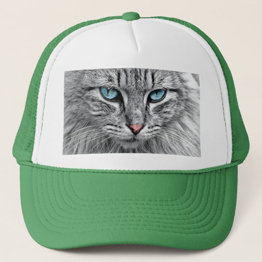 Cat Face Fractal Design-10682 Trucker Pet (Voorkant)