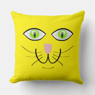 Cat Face Funny Cartoon-29034 Kussen