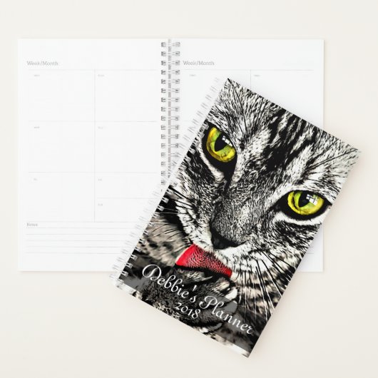 CAT FACE-gepersonaliseerde planner (Display)