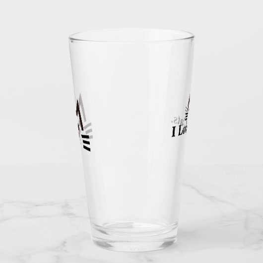 Cat-Face Glas (Links)