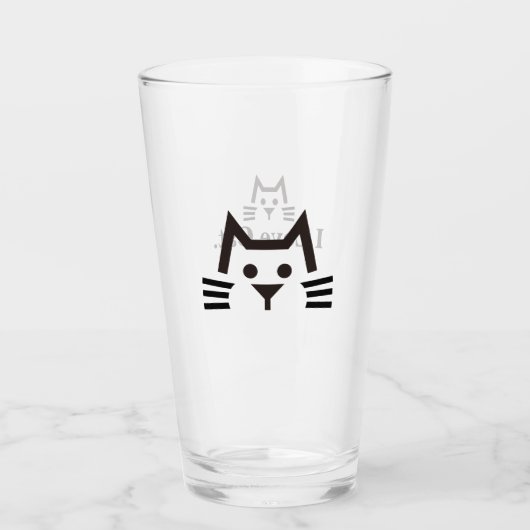 Cat-Face Glas (Voorkant)