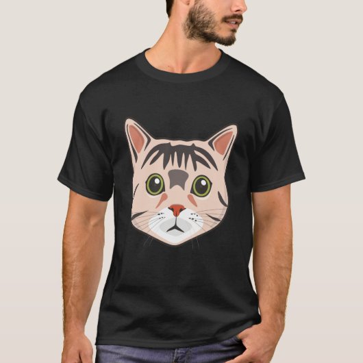 Cat Face Meowdy Cute Kitten Cat Meme  1 T-shirt (Voorkant)