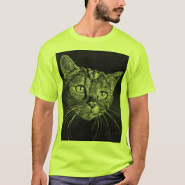Cat Face mijn middelbare schooltekening T-shirt