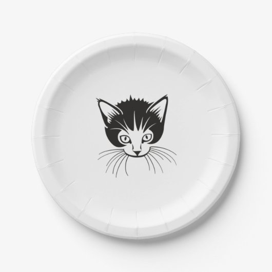 Cat Face Paper Bord (Voorkant)