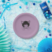 Cat Face Paper Bord (Feest)