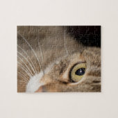 Cat Face Photo Puzzle Legpuzzel (Horizontaal)
