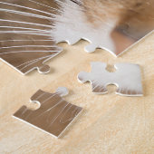 Cat Face Photo Puzzle Legpuzzel (Zijkant)
