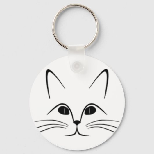 Cat Face Sleutelhanger (Voorkant)