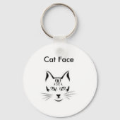 Cat Face Sleutelhanger (Voorkant)