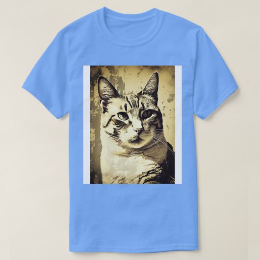 Cat Face T-shirt (Design voorkant)