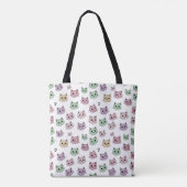 Cat Face Tote Bag (Achterkant)