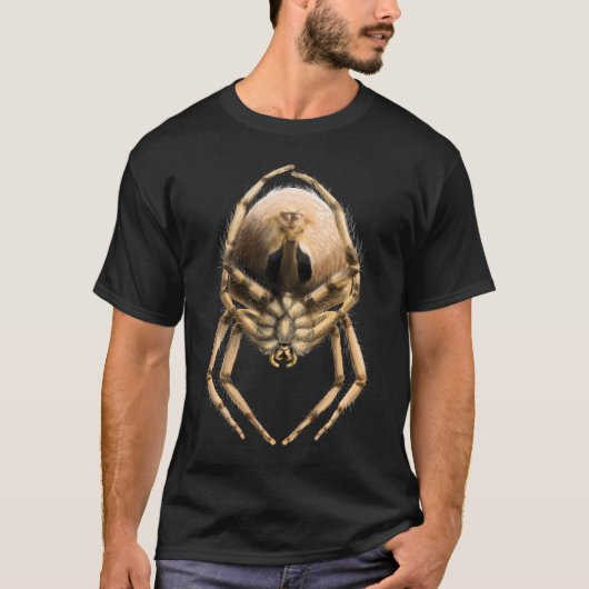 Cat-Faced Orb Weaver Spider T-shirt (Voorkant)