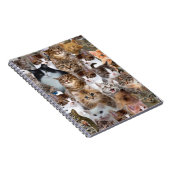 Cat Faces Patroon Notitieboek (Rechterzijde)